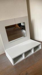 Kaptafel met spiegel, Huis en Inrichting, Tafels | Kaptafels, Ophalen, Gebruikt, 50 tot 100 cm, Minder dan 100 cm