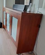 Kersenhouten dressoir met melkglas, Ophalen, Gebruikt, 25 tot 50 cm, Kersenhout