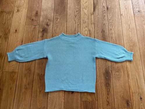 Leuke lichtblauwe trui met driekwartmouw maat M, Kleding | Dames, Truien en Vesten, Gedragen, Maat 38/40 (M), Blauw, Ophalen of Verzenden
