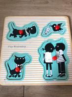 Jip en Janneke puzzel., Kinderen en Baby's, Speelgoed | Kinderpuzzels, 2 tot 4 jaar, Gebruikt, Ophalen of Verzenden, Van hout