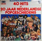 2-Lp's 40 Hits Uit 20 Jaar  Nederlandse Popgeschiedenis, Cd's en Dvd's, Ophalen of Verzenden, 1960 tot 1980, Gebruikt, 12 inch