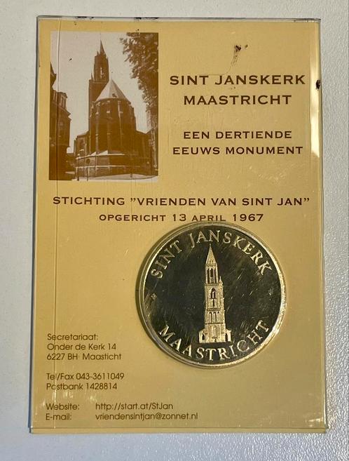 Munt, penning Sint Jan Maastricht, 90-er jaren, Postzegels en Munten, Penningen en Medailles, Overige materialen, Nederland, Ophalen of Verzenden