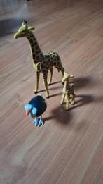 Playmobil giraffe en struisvogel, Kinderen en Baby's, Speelgoed | Playmobil, Zo goed als nieuw, Ophalen