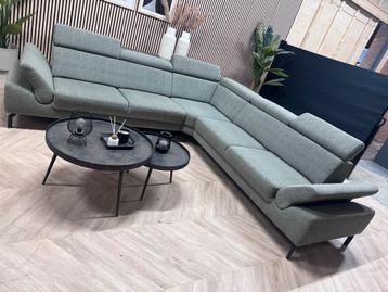 ZGAN MONTEL Modena Hoekbank - Groen - 280 x 280 beschikbaar voor biedingen
