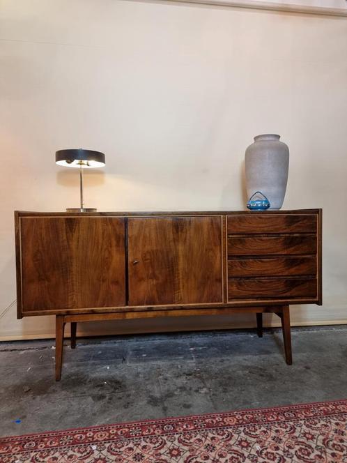 Vintage sideboard S. Albracht jaren 60, Huis en Inrichting, Kasten | Dressoirs, Zo goed als nieuw, 25 tot 50 cm, Ophalen