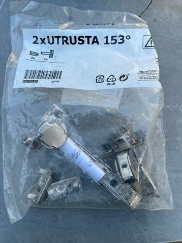 2x IKEA UTRUSTA Scharnieren 153 beschikbaar voor biedingen