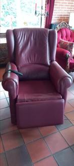 senioren relax stoel, Huis en Inrichting, Gebruikt, Ophalen of Verzenden, 75 tot 100 cm, Leer