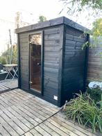 Black edition buitensauna 120x180 sauna 230V aansluiting, Ophalen of Verzenden, Nieuw, Fins of Traditioneel, Complete sauna