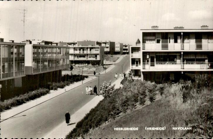 Heerlerheide - Vrieheide Navolaan, Verzamelen, Ansichtkaarten | Nederland, Ongelopen, Limburg, 1940 tot 1960, Ophalen of Verzenden