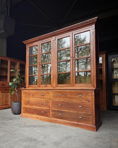 Prachtige eikenhouten winkelkast | Ladekast #1886, Antiek en Kunst, Antiek | Meubels | Kasten, Ophalen of Verzenden