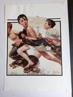 Norman Rockwell poster 1977, Ophalen of Verzenden, Gebruikt, A1 t/m A3