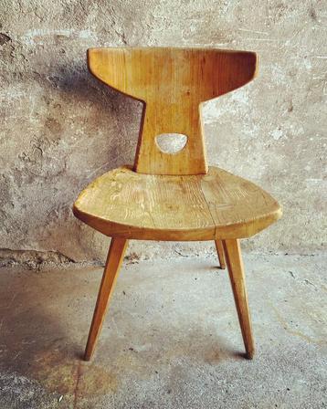 Scandinavisch design pine houten stoelen (2) Kielland-Brandt