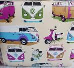 Vintage look VW en scooter behang., Ophalen of Verzenden, 10 tot 25 m², Vintage