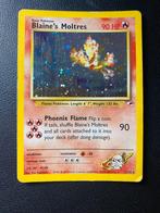 Blaine’s Moltres Holo - Gym Heroes - 1/132 - Pokemon kaart, Ophalen of Verzenden, Zo goed als nieuw