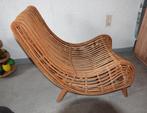 Rotan Design Fauteuil, Ophalen, Modern design, Gebruikt, 50 tot 75 cm