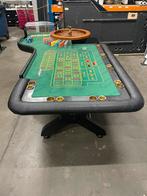 Roulette tafel compleet met 80 cm wiel en chips, Ophalen of Verzenden, Zo goed als nieuw