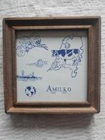 Tegel amilko 1927 1977 in houten lijst., Antiek en Kunst, Antiek | Wandborden en Tegels, Ophalen
