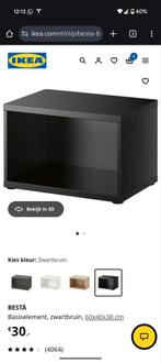 Nieuwe IKEA Besta Basiselement Zwartbruin, Huis en Inrichting, Ophalen, Nieuw, 50 tot 100 cm, Minder dan 100 cm