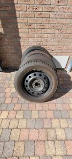 4 x stalen velg + winterband 165/70 R14, Ophalen, 16 inch, Banden en Velgen, Winterbanden