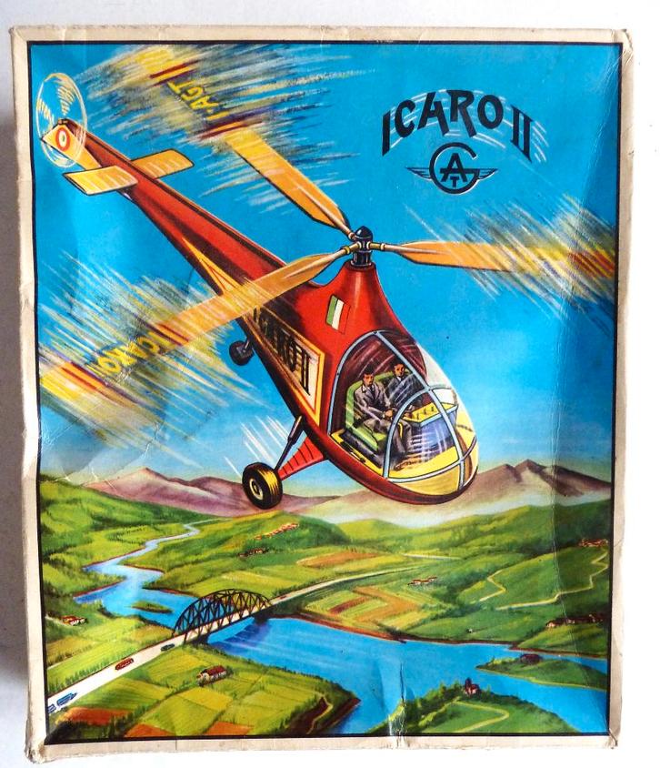 ICARO II Helicopter Elicottero Made in Italy MIB, Antiek en Kunst, Antiek | Speelgoed, Ophalen of Verzenden
