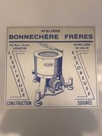 Vintage Bonnechère Frères Reclamebord, Antiek en Kunst, Antiek | Wandborden en Tegels, Ophalen of Verzenden