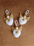 3 engeltjes hartjes kerstboomhangers kerstballen, Diversen, Kerst, Ophalen of Verzenden, Nieuw