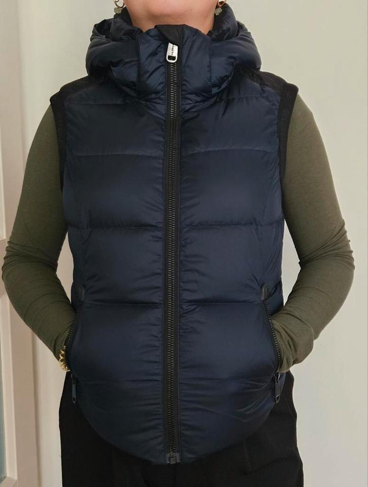 Goldbergh donkerblauwe bodywarmer mt 36 ALS NIEUW TOPPER, Kleding | Dames, Bodywarmers, Zo goed als nieuw, Maat 36 (S), Blauw
