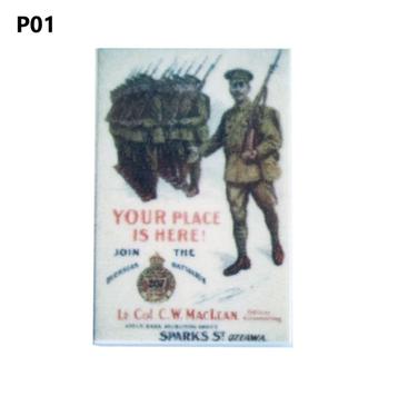 🎁 WW2 Bouwstenen - P01 - Propaganda Tegels 🎁 beschikbaar voor biedingen
