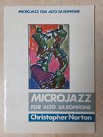 Boek: Microjazz for alto saxofoon, Muziek en Instrumenten, Blaasinstrumenten | Saxofoons, Ophalen of Verzenden, Gebruikt, Alt
