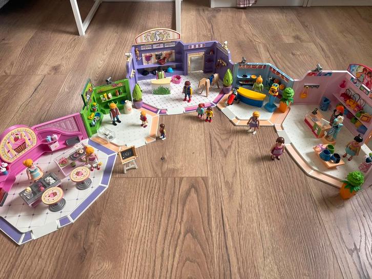 Playmobil winkelcentrum, Kinderen en Baby's, Speelgoed | Playmobil, Gebruikt, Complete set, Ophalen