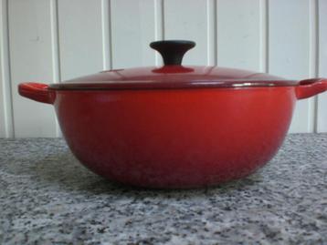 Le Creuset braadpan rond 23 cm z.g.a.n. beschikbaar voor biedingen