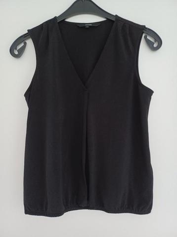 Mouwloos zwarte top Vero Moda - maat XS 34 beschikbaar voor biedingen