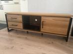 Tv-kast/dressoir Norton Eiken: Vintage Smoked Oak, Ophalen, 150 tot 200 cm, Eikenhout, Zo goed als nieuw