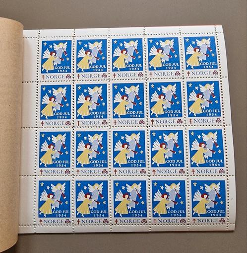 97) COMPEET BOEKJE NOORWEGEN JULEMERKET 1954 TB 100 ZEGELS, Postzegels en Munten, Postzegels | Thematische zegels, Postfris, Overige thema's