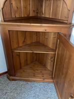 Klassieke Grenen Hoekbuffetkast, Huis en Inrichting, Kasten | Buffetkasten, Ophalen, Gebruikt, 50 tot 100 cm, 25 tot 50 cm