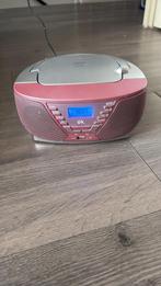 OK Boombox 311-PK – radio & cd-speler (roze), Ophalen of Verzenden, Zo goed als nieuw, Radio, Met cd-speler