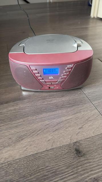 OK Boombox 311-PK – radio & cd-speler (roze) beschikbaar voor biedingen
