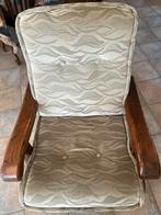 Houten eiken stoelen met kussens, Ophalen