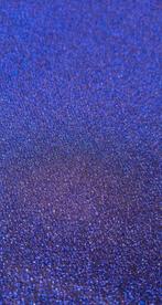 Donker blauwe glitter stof 7,2 meter, Hobby en Vrije tijd, Stoffen en Lappen, Ophalen, Overige materialen, Blauw, 120 cm of meer
