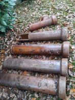 5 gresbuizen / riolering / tuindecoratie, Doe-het-zelf en Verbouw, Buizen en Afvoer, Ophalen, Gebruikt, Pvc, Overige typen