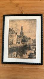 2 Prenten van Groningen - kunsthandel Ongering, Antiek en Kunst, Ophalen of Verzenden