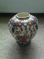 polychrome vaas 30hx25diam u, Huis en Inrichting, Woonaccessoires | Vazen, Ophalen of Verzenden, Overige kleuren, Glas, Minder dan 50 cm