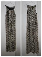 Flowy jurk met slangenprint - maat M/L, Maat 38/40 (M), Verzenden, Beige, Zo goed als nieuw