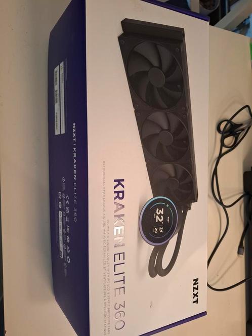 NZXT Kraken Elite 360 V2 (2024) met bon, Computers en Software, Computerkoelers, Zo goed als nieuw, Waterkoeling, Ophalen of Verzenden