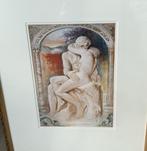 2 Joadoor schilderijen The Three Graces en The Kiss prints, Ophalen of Verzenden