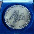 Koper Penning 6de hardloop marathon Rotterdam 1986 medaille, Ophalen of Verzenden, Brons, Nederland