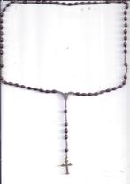 Oude houten bruine rozenkrans, Verzamelen, Ophalen of Verzenden, Zo goed als nieuw