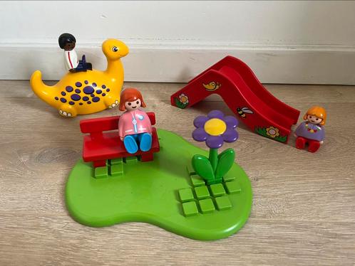 Playmobil 123 Speeltuin 6748, Kinderen en Baby's, Speelgoed | Overig, Zo goed als nieuw, Jongen of Meisje, Ophalen