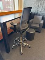 Hoge bureaustoel, Huis en Inrichting, Bureaustoelen, Ophalen, Gebruikt, Zwart, Bureaustoel