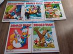 Vijf Donald Duck stripboeken, Meerdere comics, Ophalen, Zo goed als nieuw, Europa